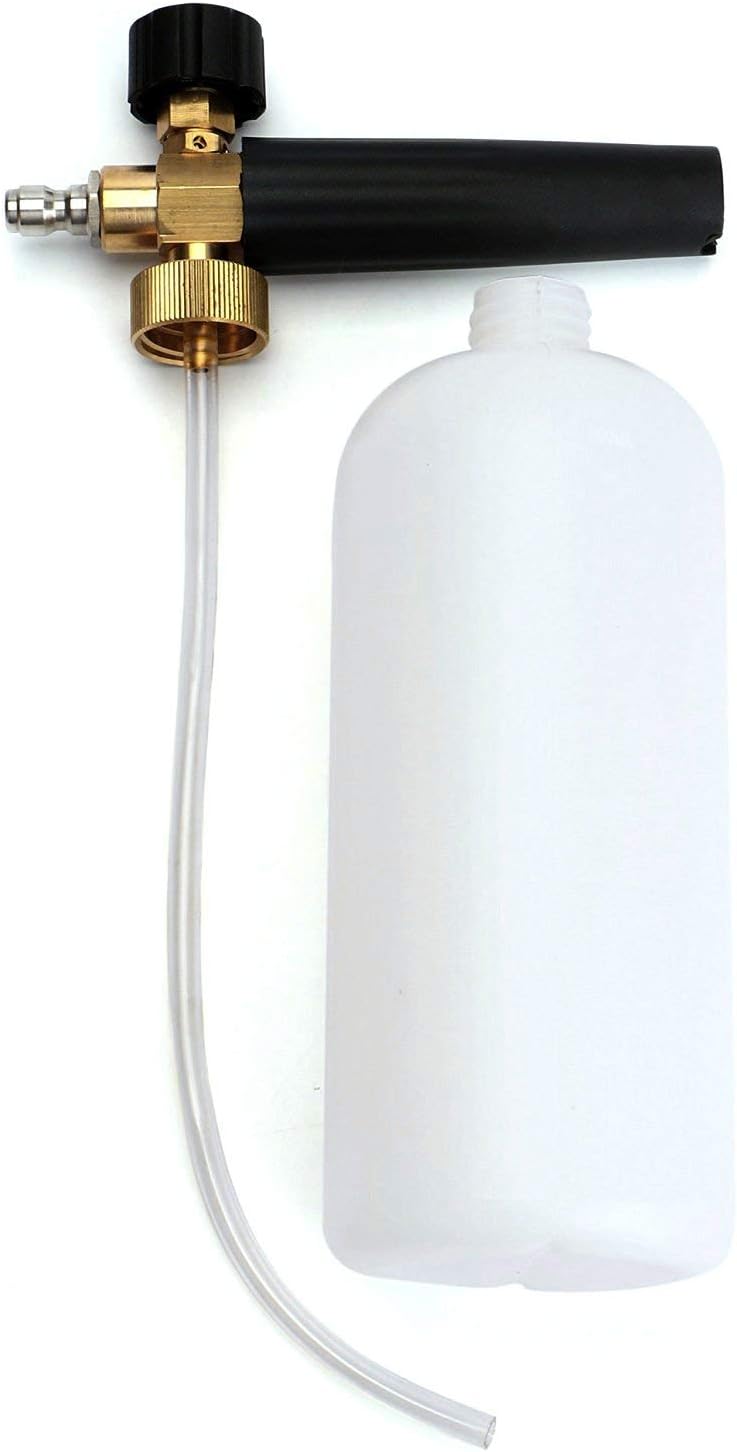 Fasmov Car Wash Pressure Washer Jet Wash 1/4" Quick Release Adjustable Snow Foam Lance Foam Cannon Foam Blaster: Automotive