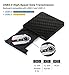 External CD Drive, DORISO USB 3.0 Slim External DVD Drive, Portable CD/DVD-RW Drive Writer Rewriter Burner High Speed Data Transfer for Desktop Laptop Notebook Windows7/8/10, Mac OSX (Upgrade - Black)