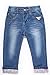 LITTLE-GUEST Baby Girls Jeans Toddler Regular Fit Denim Pants G105(12-18M,L Blue