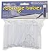 The Beadsmith Clear Plastic Tubes - 3-Inch-Long Round Tubes, 9/16 Inches in Diameter - Flat Caps - Use for Beads, Bath Salts, Wedding & Party Favors, Home or Office Storage - Bag of 25