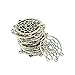 Baosity 120pcs Vintage Alloy Metal Dream Catcher Charms Pendant + 100pcs Feather Leaf Jewelry Finding