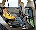 Kick Mats Plus 2 Extra Large Organizer Pockets - Deluxe Backseat Protector As Seat Covers for Car, SUV, Minivan or Truck - Vehicle Back Seats Kids Safety Accessories - Universal Automotive Protectors