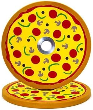 Amazon Com Fringe Sport 10lb Pair Pizza Bumper Plates Pairs Weightlifting Plates Gift Idea For Athletes And Lifters Sports Outdoors