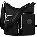 Oakarbo Crossbody Bag Nylon Multi-Pocket Travel Shoulder Bag (1204 Black, Large)