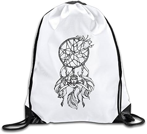 Tribal Dream Catcher Port Bag Drawstring Backpack