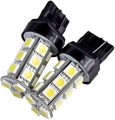 New Xenon LED BACKUP REVERSE LIGHT BULB 18 SMD T20 7440 7441 White 2-pack