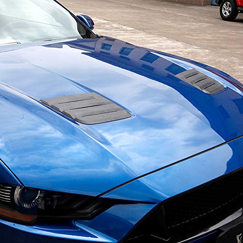 HIGH FLYING Car Hood Vent Scoop Kit Cold Air Flow Intake Louvers Cooling Intakes Auto Hoods