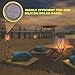 Californian Solar Decorative Solar Lights | Dusk to Dawn Solar Tiki Torch with Flickering Flame | Upgraded 44 inch Height | Waterproof and Dustproof Solar Lights | 1 Pack