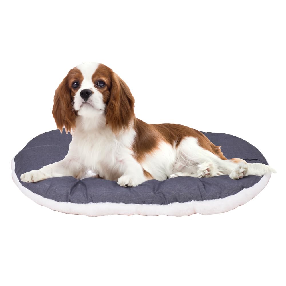 Ferplast Cat Bed, Dog Bed Medium Washable Pet Mat Cushion in Cotton with Soft Padding, 65 x 42 cm. Brown — image 1