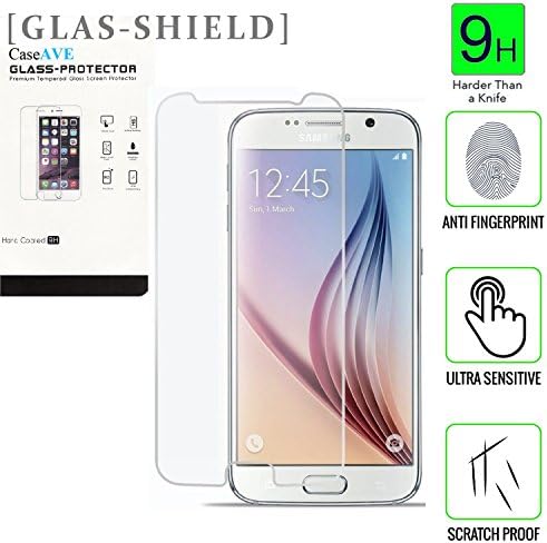 Samsung Galaxy S6 Edge G925 Temper Glass [9H] HD Clear Clarity and Touchscreen [GLASS SHIELD]
