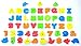 JOYIN 51PCS Foam Bath Stickers Set with Mesh Bath Toy Organizer, Including 26 Letters, 10 Numbers, 8 Sealifes and 6 Transportations, Bathtub Foam Stickers Toy Storage Net for Baby Toddler Kid Shower Time