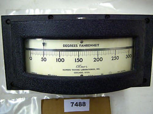 Alnor Temperature Gauge Meter 125904 0-300 5 1/2" Deep (7488)