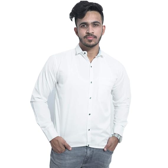 Prince collar white shirt Clearance