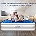 Cumbor Luxury Queen Air Mattress with Built-in Pump, Best Inflatable Airbed with Structured Air Coil Technology - 18