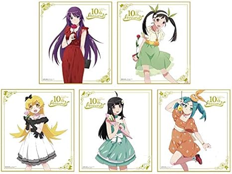 Amazon Tvアニメ拾周年記念 一番くじ 物語 シリーズ E賞 記念色紙 5種 アニメ 萌えグッズ 通販 Amazon Tvアニメ拾周年記念 一番くじ 物語 シリーズ E賞 記念色紙 5種 アニメ 萌えグッズ 通販