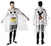 Disney Mickey Mouse Rain Poncho Hoodie Front Back Print (Mickey - Youth)
