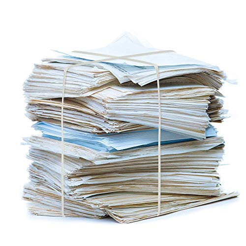 AMUU Large Rubber Bands White 50 Pieces AMUU Trash Can Band Set Elastic