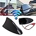 TraderPlus Universal Car Antenna Aerial Shark Fin AM/FM Radio Signal for Auto SUV Truck Van (Black)
