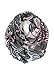 Scarf& Scarfand Vibrant Painting Artistic Print Infinity (Paisley Gray)