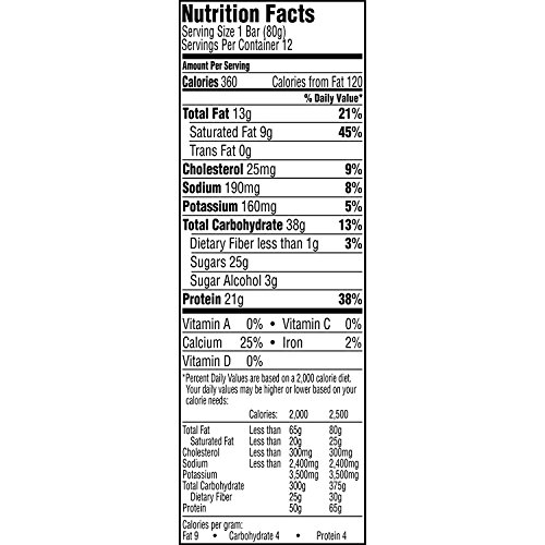 Gatorade Whey Protein Bars, Vanilla Almond, 2.8 Oz Bars (Pack Of 12