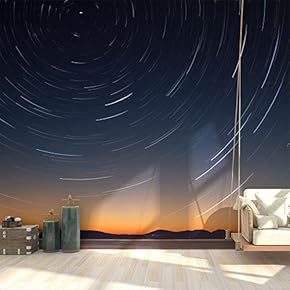 Wall Mural Starry Sky Removable Self-Adhesive Large Wallpaper - 66x96 inches