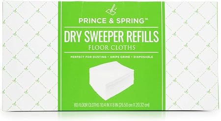 Amazon Com Prince Spring Dry Sweeper Refills Floor Cloths 80