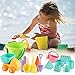 MINGPINHUIUS Kids Beach Toys Toddlers Beach Sand Toys with Truck Castle Bucket Kettle Molds A Mesh Bag, Soft Plastic Material Ideal Gift for Baby Boys or Girls 22 Pcs