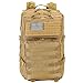 MEWAY 42L Military Tactical Backpack Large Assault Pack Molle Outdoors Daypack (Khaki)