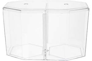 Mipcase Box Separation Tool Betta Shrimp Mini Acrylic Breeding Fish Household Bowl Incubation Hatchery Transparent Octopus for Spawning Goldfish Landscape Small Container Aquarium
