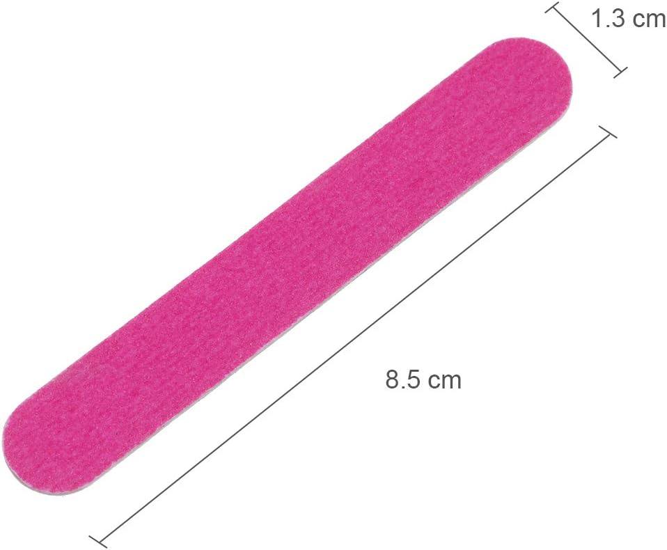 Nail Files, Faburo 100 Pcs Disposable Nail File 180/240, Double Sided Emery Board - Image 4