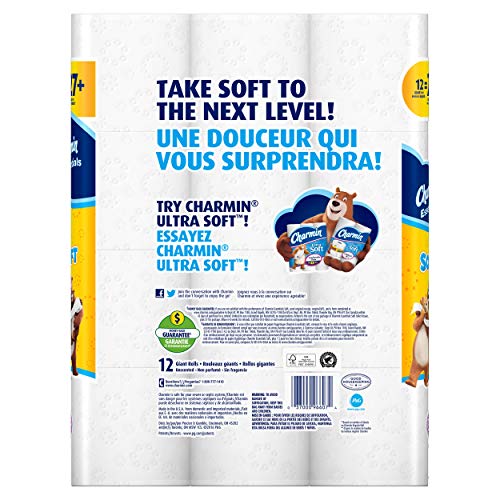 Charmin Toilet Paper (Older Version), 12 Count Of 142 Sheets Per Roll