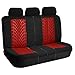 FH Group FB071115 Travel Master Seat Covers (Red) Full Set – Universal Fit for Cars Trucks & SUVs