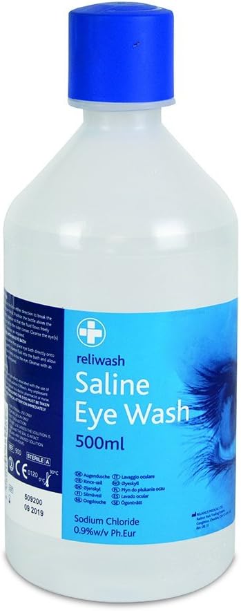 Scan Saline Eye Wash Station Refill 500ml SCAFAKREF reliwash