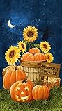 Pumpkins For Sale Panel Northcott Cotton Fabric 21668-49