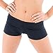 Gia Mia Dance Girls' Big Dance Short, Black, Large