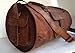 Leather Duffel Bag & Toiletry Bag Combo for Men/Women 24 inch Travel Sports Overnight Weekend Leather Duffle Bag for Gym Cabin Holdal bag