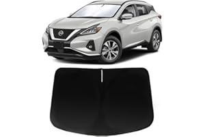 PAIMOHO Windshield Sun Shade for Nissan Murano 2015-2024, Car Front Window Sunshade with 240T Sun Visor Protector Blocks UV Rays Heat Sun Shield Accessories