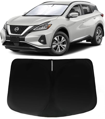Custom Windshield Sun Shade For Nissan Murano 2015-2020 – Includes Storage Bag