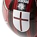 adidas Performance AC Milan Soccer Ball, Victory Red/Black/White, Size 5