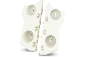 QUANEGUZY Fit for Nissan Maxima 2016-2020 Front Bumper Fender Brackets Left and Right Replaces 62221-4RA1A 62221-4RA2A 62220-4RA1A 62220-4RA2A White POM Plastic Material 2Pcs