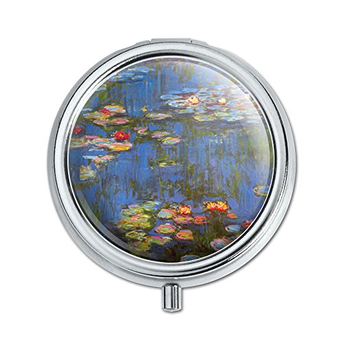 Water Lilies Claude Monet Pill Case Trinket Gift Box