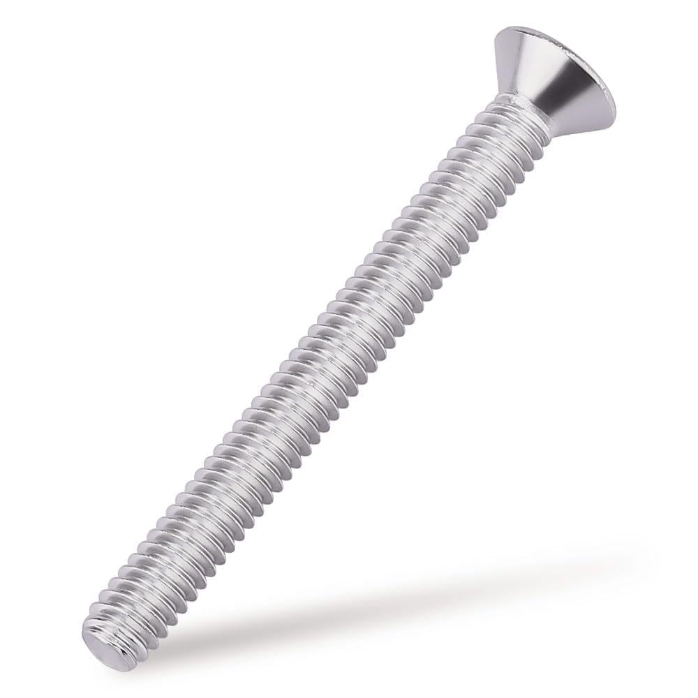 Photo 1 of 1/4-20 x 2-1/2" Flat Countersunk Head Machine Screws, Phillips Drive, 304 Stainless Steel 18-8, Full Thread, Coarse Thread UNC, 25 PCS