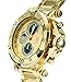 Konigswerk Gents Classic Gold Tone Bracelet Watch Big Dial Multifunction Day Date AQ101135G