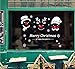 TOTOMO Christmas Snowman And Deer Window Decals Stickers Wall Décor Art