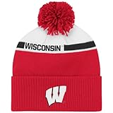 NCAA Wisconsin Badgers Cuffed Knit Hat, One Size