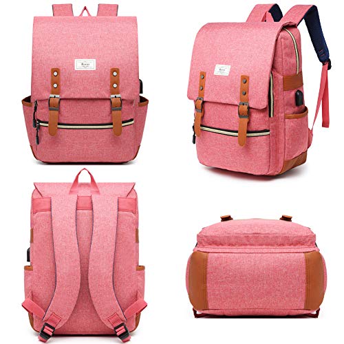 Ronyes Unisex College Bag Fits up to 15.6’’ Laptop Vintage Casual