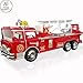 ANJ Kids Toys - Battery Operated Fire Truck Toys for Kids - Bump & Go Rescue Car with Realistic Siren Sounds - Great Fire Engine Toy Car for Girls and Boys (Age 3+)