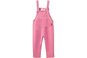 Mud Kingdom Little Boys Girls Overalls Adjustable Cotton Cute Prints