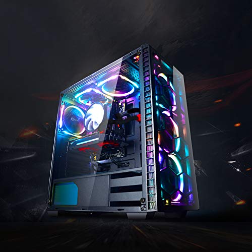 KZYEE 3-Pack 120mm RGB Fans - Wireless High Performance Dual-Loop Light LED Cooling Case Fan with Remote Controller for Gaming PC Computer CPU Cooler - Thumbnail 6