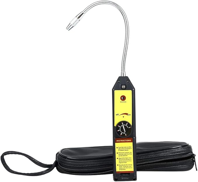 TOPMU Freon Leak Detector Halogen Leak Detector Refrigerant Gas HVAC R22 R410A R134A